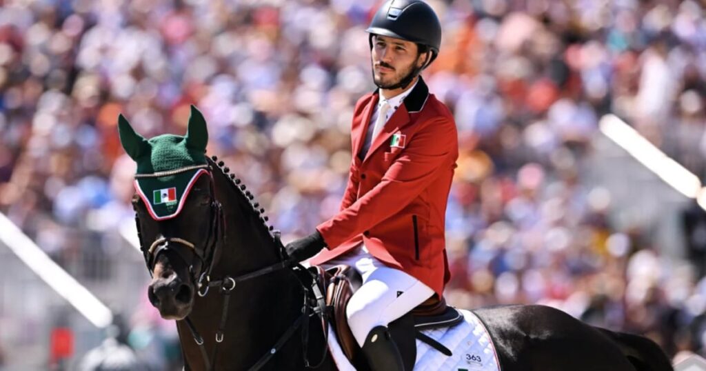Mexicanos en los Juegos Olímpicos de París 2024: Andrés Azcárraga es eliminado de la final de salto ecuestre