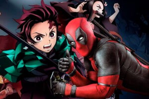 Ni el pobre Tanjiro Kamado de Kimetsu No Yaiba se libró del sinvergüenza de Deadpool y sus interminables referencias