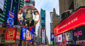 Olímpica Stereo de Colombia mostrará icónica frase navideña en el Times Square