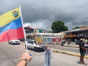 Oposición se concentró esta mañana en Ciudad Bolívar | Diario El Luchador
