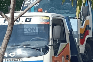 PNB decomisó en grúa el camión que usan María Corina Machado y Edmundo González