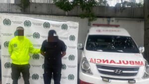 Por Cartagena rodaba ambulancia que había sido robada en Bogotá