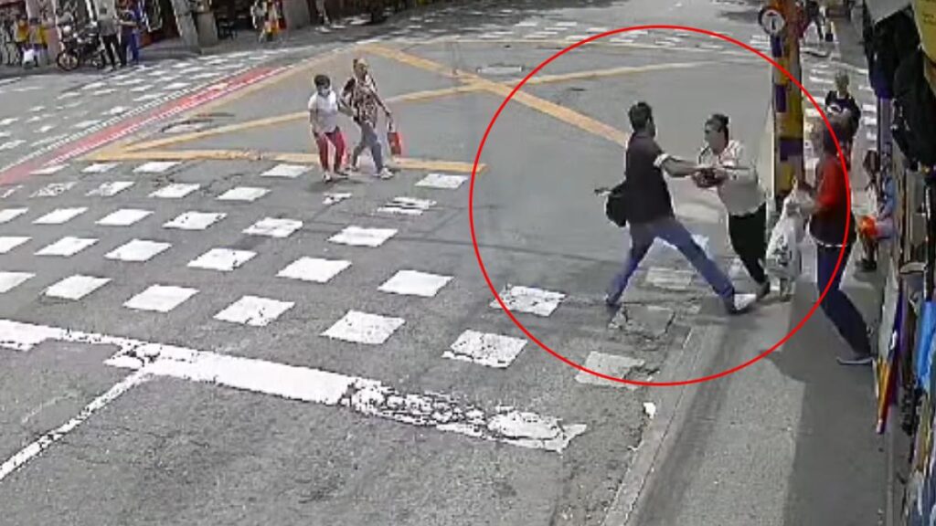 Presunto fletero en Envigado se cae de la moto tras cometer un hurto y es atrapado