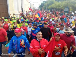 Pueblo de Miranda se desplegó en la Gran Marcha en respaldo al Presidente Maduro - Yvke Mundial