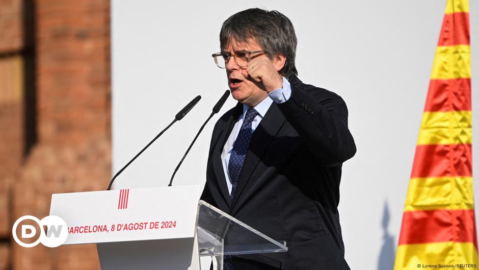 Puigdemont dijo que nunca tuvo “intención de entregarse” – DW – 11/08/2024