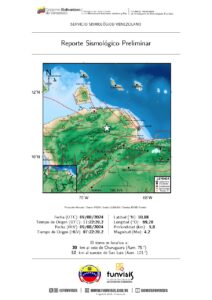 Registran sismo en Falcón