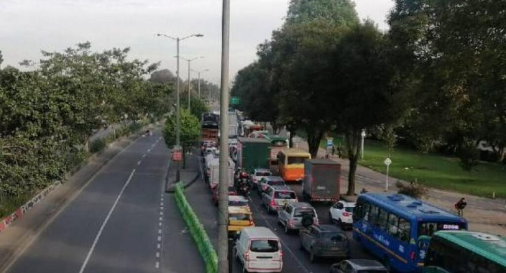 Salida difícil en Mosquera y Funza por conciertos de Marc Anthony y Ana Gabriel