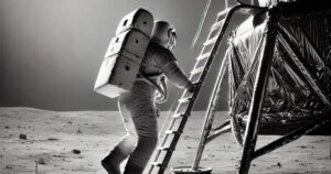 Si Neil Armstrong fue el primero en pisar la Luna, ¿quién estaba grabando?