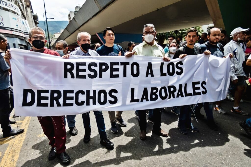 Sindicalistas venezolanos exigen al gobierno parar las amenazas contra trabajadores