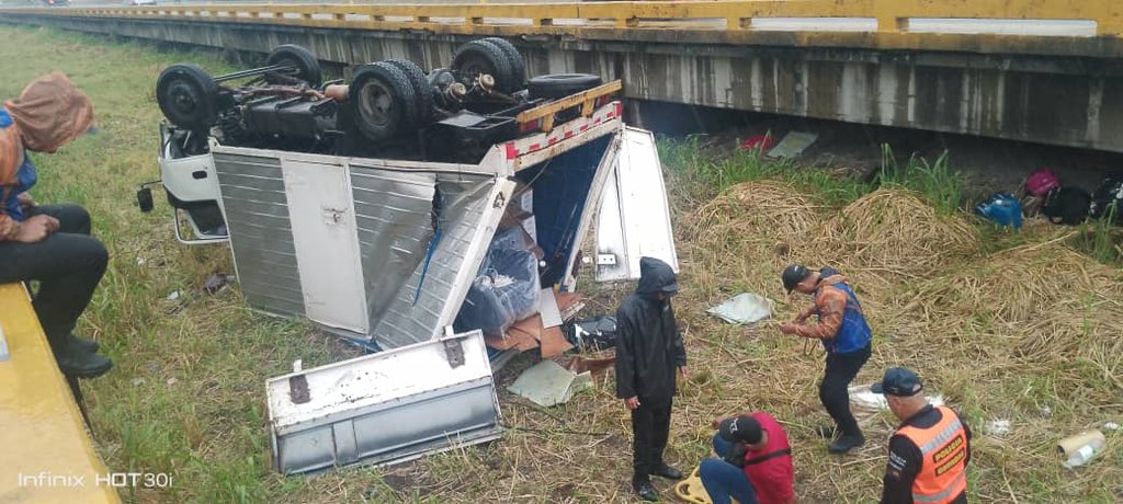 Tres lesionados en accidente de tránsito a nivel del túnel La Cabrera este sábado (Detalles) - AlbertoNews