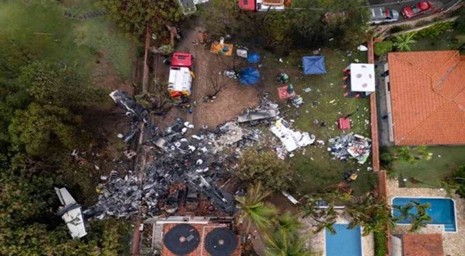 Tres venezolanos están entre las víctimas del accidente en Brasil