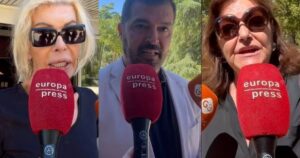 Último adiós a Carlos Ferrando: amigos como Charo Reina y Bibiana Fernández presentes, pero sin rastro de su familia