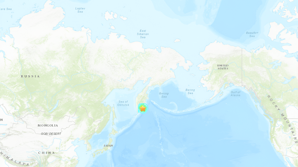 Un terremoto de magnitud 7 sacudió la costa este de Rusia