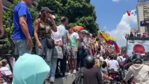 Venezolanos protestan en Caracas en defensa de los resultados de la elección del 28 de julio