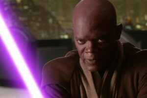 el sable láser de Samuel L. Jackson en Star Wars no solo es especial por ser morado, sino por un homenaje a Pulp Fiction