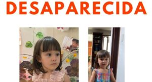 menor desaparecida, su familia la busca; estaba con su padre