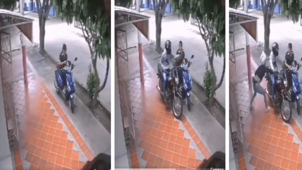 mujer en Barranquilla recupera celular robado a plena luz del día