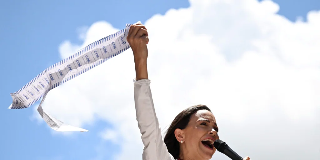 rueda de prensa de María Corina Machado