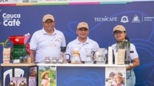 subasta de café dentro de una feria cafetera internacional