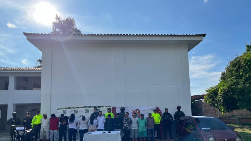13 capturados y la recuperación de una niña en el Valle