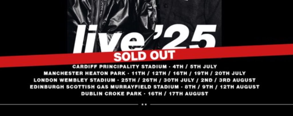 Agotadas las entradas para los conciertos de Oasis en 2025, tras una pausa de 15 años - AlbertoNews