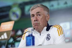 Ancelotti reconoce que Vinicius no está en su mejor versión aunque no le preocupa porque da todo lo que puede