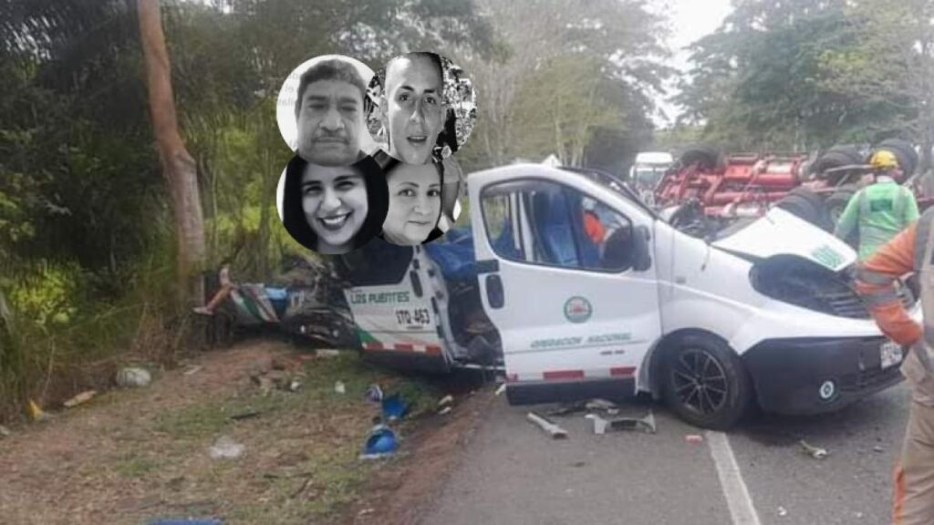 Aparatoso accidente en Honda - La Dorada: las identidades de las personas que murieron por choque entre van y tractomula