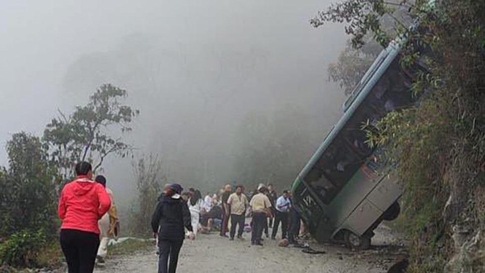 Autobús se accidenta en Machu Picchu; hay 4 mexicanos heridos