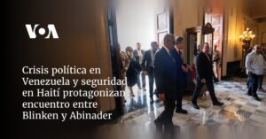 Blinken y Abinader hablan de crisis política en Venezuela y seguridad en Haití