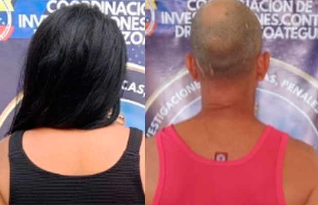 Capturado dúo delictivo dedicado al microtráfico de sustancias estupefacientes en Anzoátegui