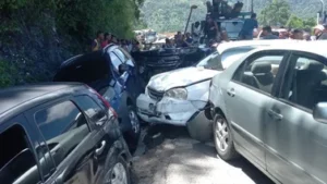 Choque múltiple se registró en la ARC