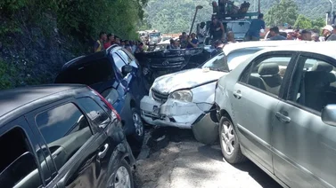Choque múltiple se registró en la ARC