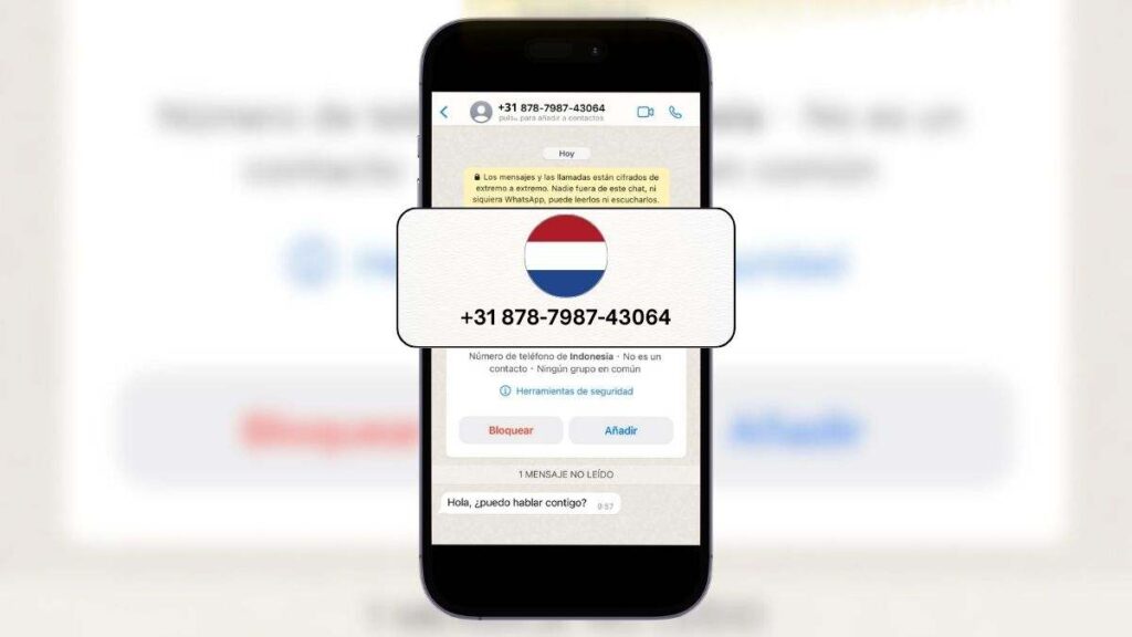 De qué país es el prefijo +31 de WhatsApp y cómo bloquearlo