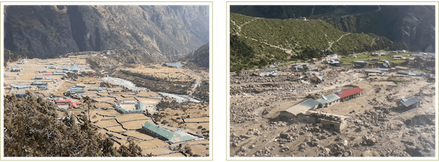 Destrucción masiva de pequeños lagos glaciares en el Himalaya nepalí