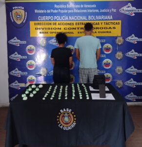 Detienen a pareja con 1 kilo de cocaína en Barrio Chino