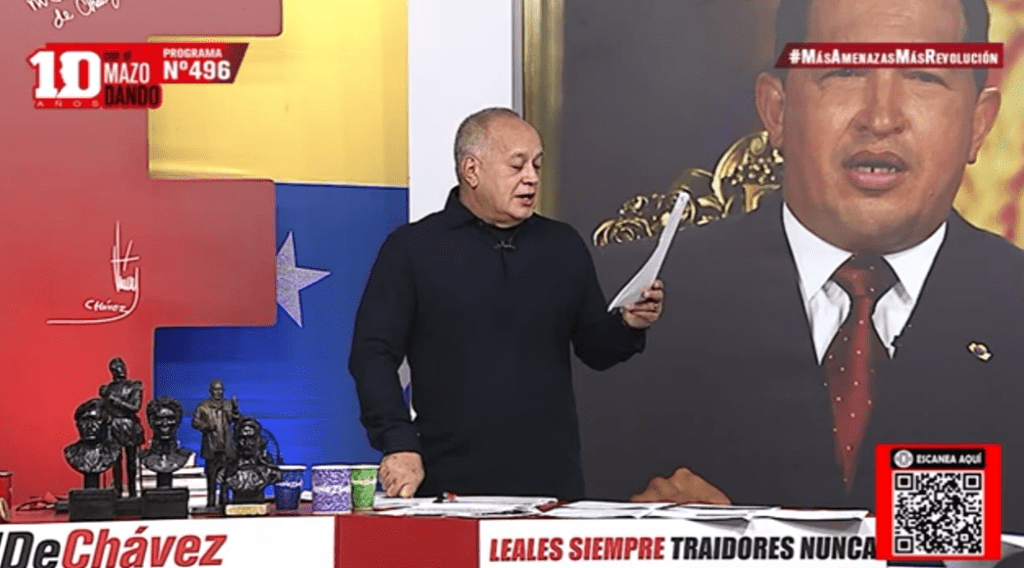 Diosdado Cabello reitera que «vienen elecciones» en diciembre
