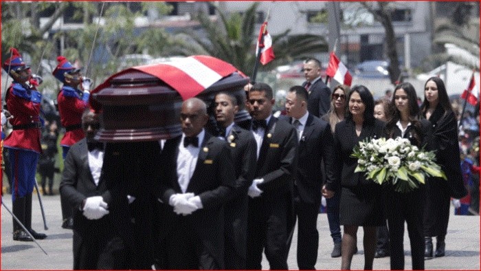 Dina Boluarte- Alberto Fujimori- Perú- Funeral-