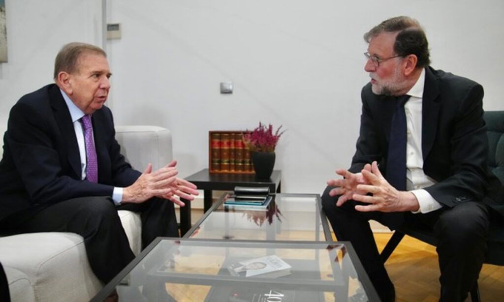 Edmundo González también se reunió con expresidente Rajoy