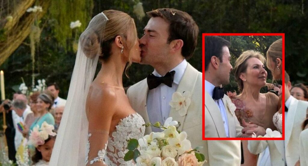 El abrazo de Gabriela Tafur y 'Tutina' en boda con Esteban Santos: acá, video