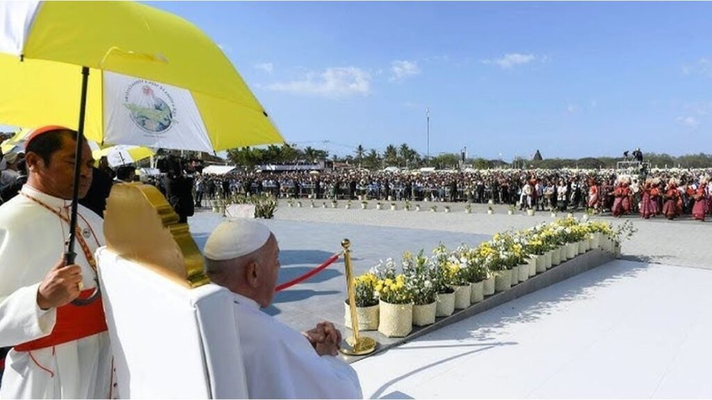 El papa Francisco dio una misa ante más de 600.000 personas en Timor Oriental