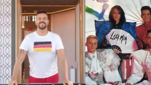 Exintegrante y fundador de Locomía, la agrupación viral que bailaba con abanicos, ahora canta en los buses