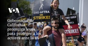 Gobernador de California promulga leyes para proteger a los actores ante la IA