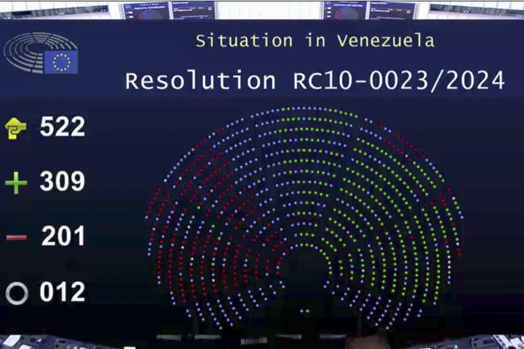 González Urrutia solicita a Europa a reconocer y hacer valer los resultados del 28 de julio