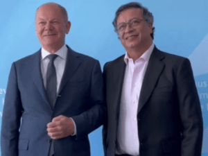 Gustavo Petro se reunió con el canciller alemán, Olaf Scholz, en Estados Unidos | Gobierno | Economía