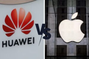 Huawei busca desafiar el dominio de Apple con lanzamiento de smartphone de triple pantalla