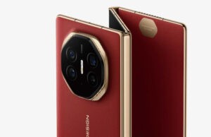 Huawei lanzó teléfono que se pliega como un tríptico