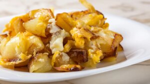 Huevos rotos con carabineros o cómo hacer de un plato sencillo un bocado de dioses