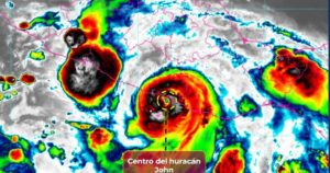 Huracán John se debilita a categoría 2 cerca de Punta Maldonado, Guerrero | EN VIVO