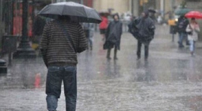 Inameh alerta de nubosidad y lluvias en gran parte del país
