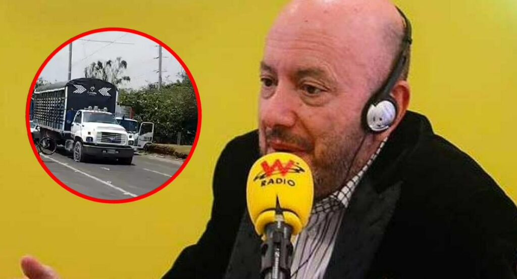 Julio Sánchez Cristo reacción adulto mayor (insulina) atrapado en paro camionero